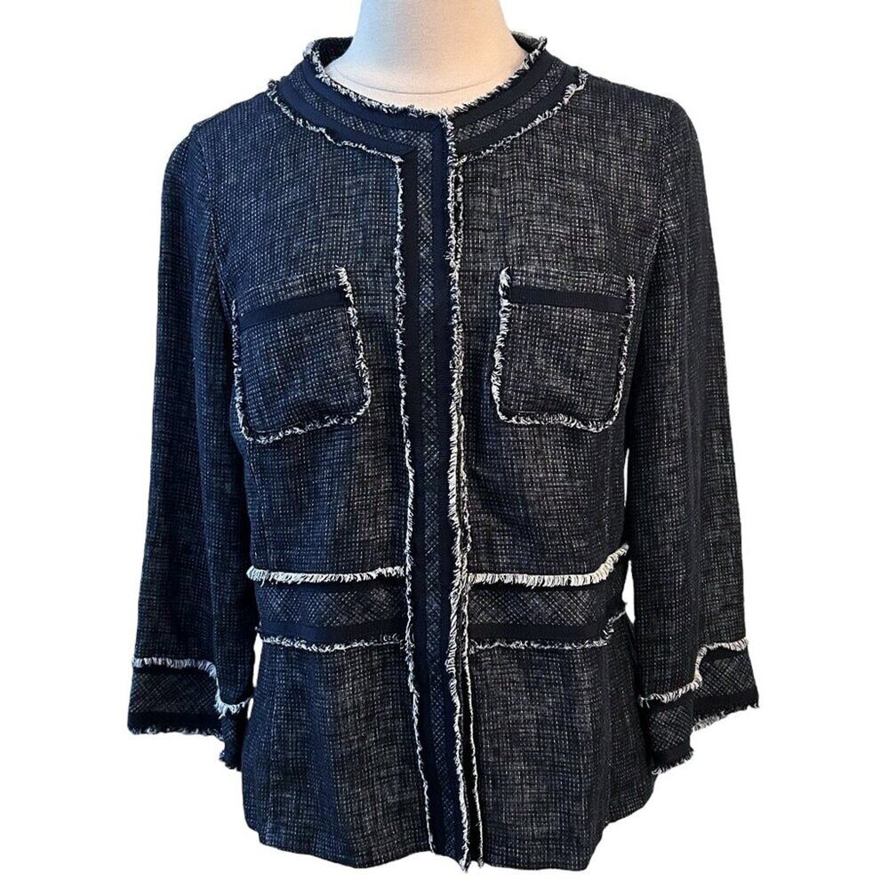 LAFAYETTE 148 Tweed Blazer Jacket 10